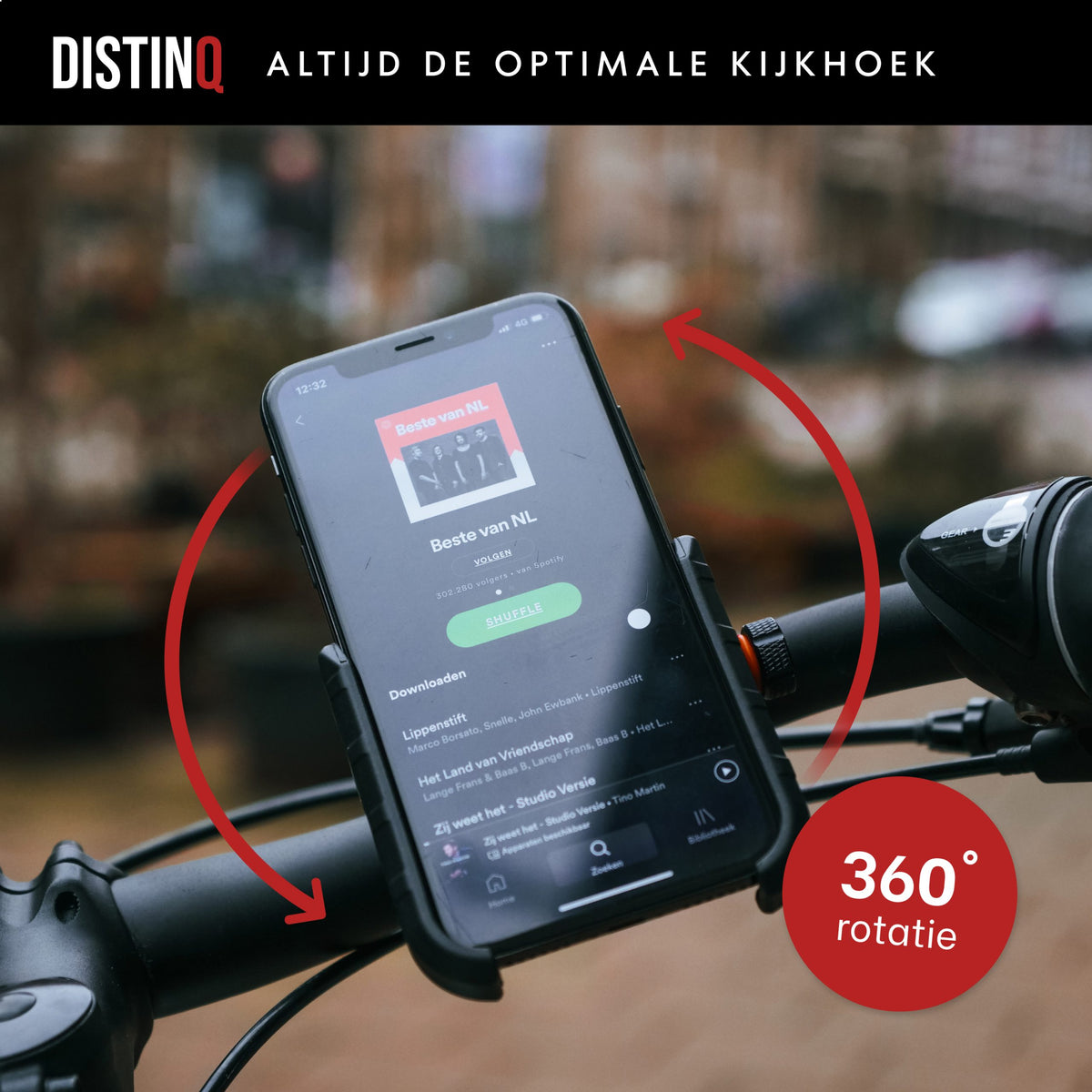 DistinQ 360° Phone Holder for Bicycle & Motorcycle – view 9