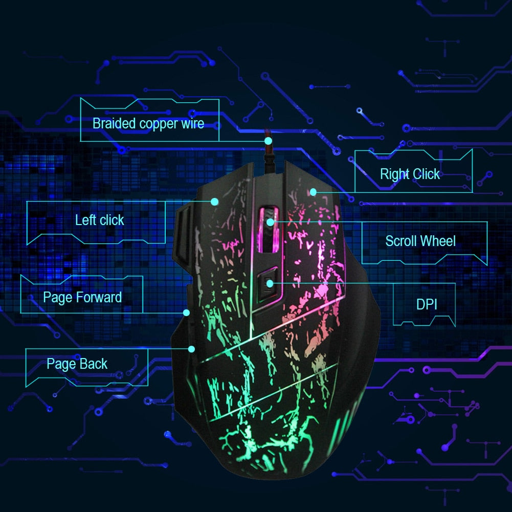 RGB Ultra-Thin Gaming Mouse