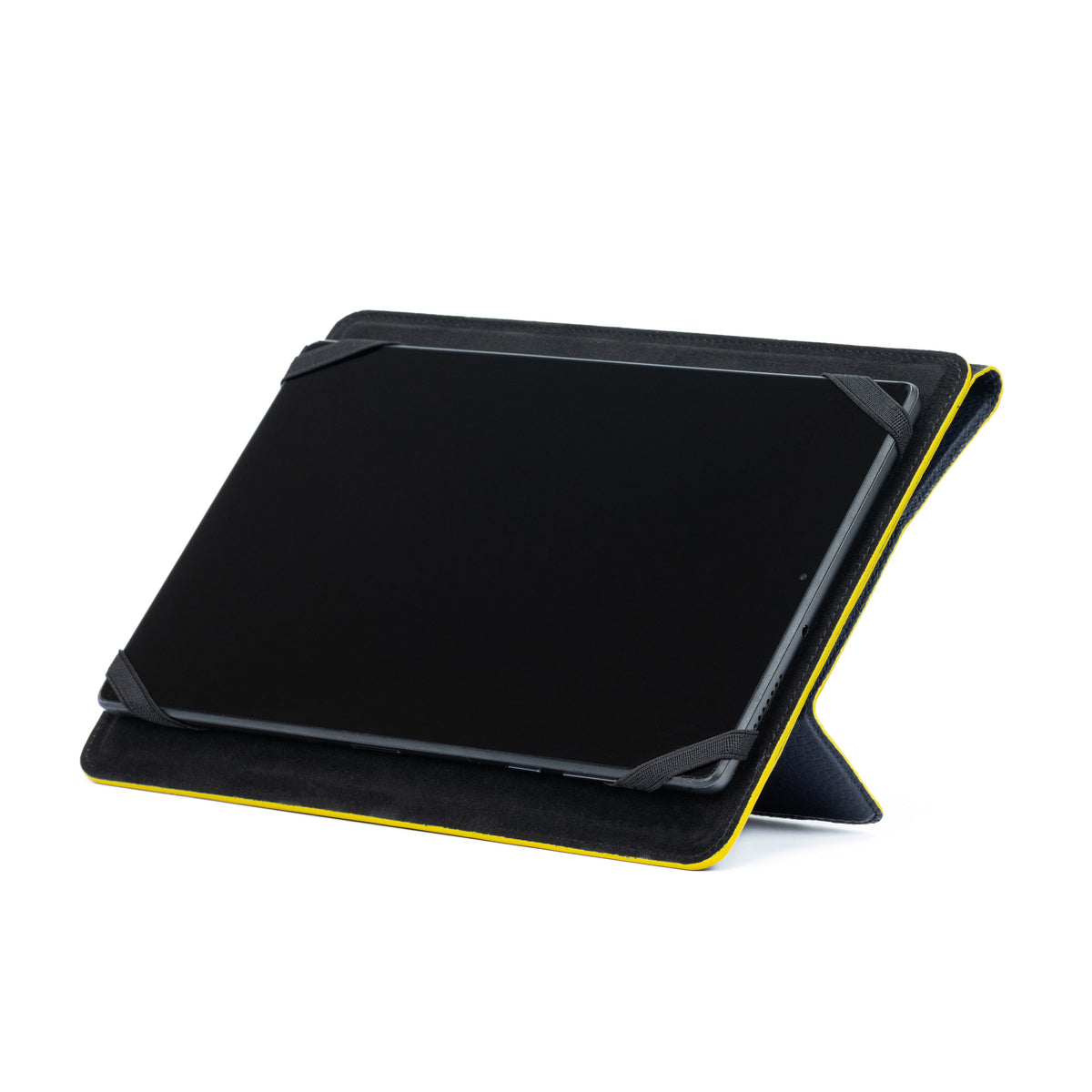 Kaili Mood Leather Tablet Case & Stand 8–10 in – Blue/Yellow